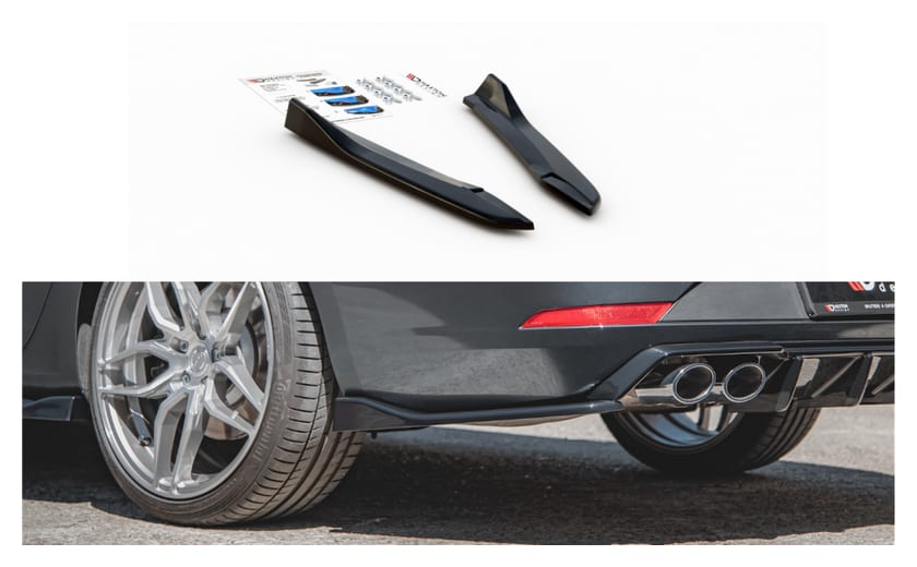Splitter Seat Leon Cupra III Facelift Sportstourer Tył Boczne v.3 Gloss Black