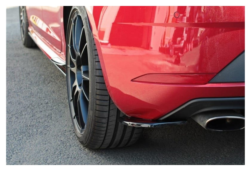 Splitter Seat Leon Cupra III Facelift Tył Boczne v.1 Gloss Black