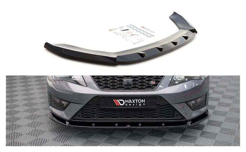 Splitter Seat Leon FR Cupra III przód v.1 Gloss Black
