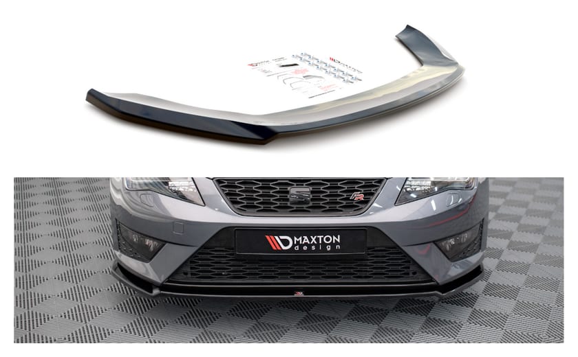 Splitter Seat Leon FR Cupra III przód v.2 Gloss Black