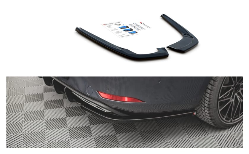 Splitter Seat Leon FR I STV Tył Boczne Gloss Black