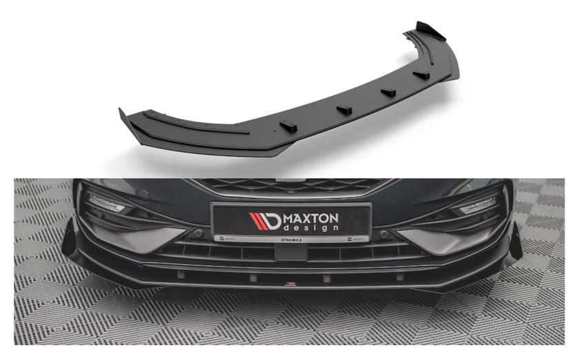 Splitter Seat Leon FR IV Przód Pro + flaps Black