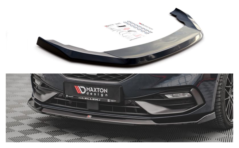 Splitter Seat Leon FR IV przód v.3 Gloss Black
