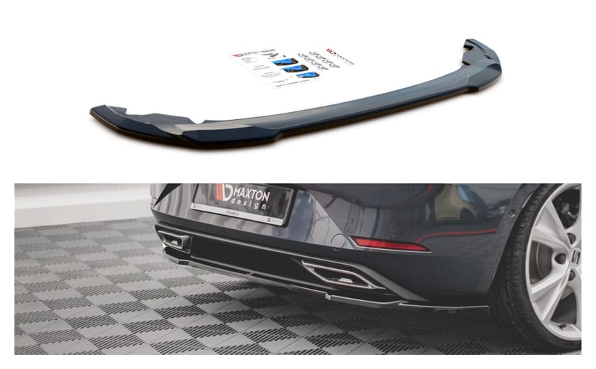 Splitter Seat Leon FR IV Tył Środkowy Gloss Black