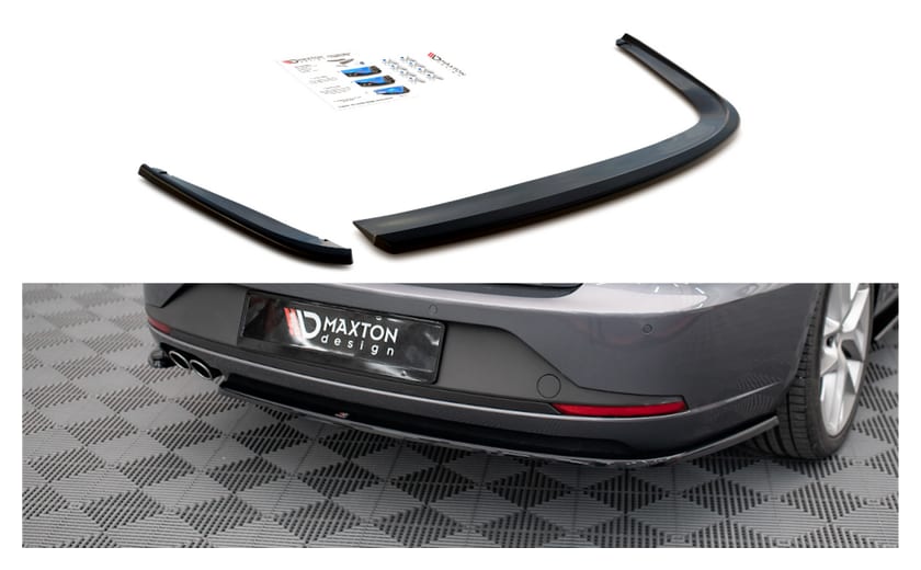 Splitter Seat Leon FR Sportstourer III Tył Boczne v.1 Gloss Black
