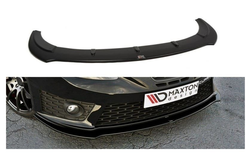 Splitter Seat Leon II Cupra FR Facelift przód v.1 Gloss Black