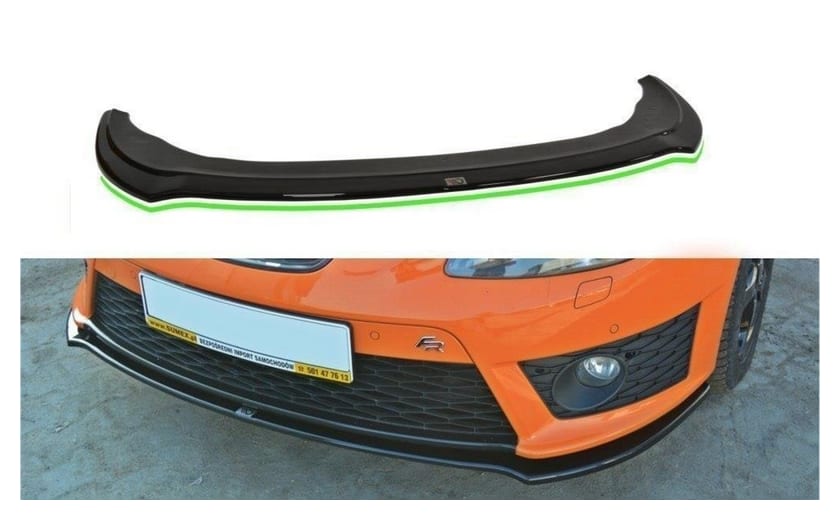 Splitter Seat Leon II Cupra FR Facelift przód v.2 Gloss Black