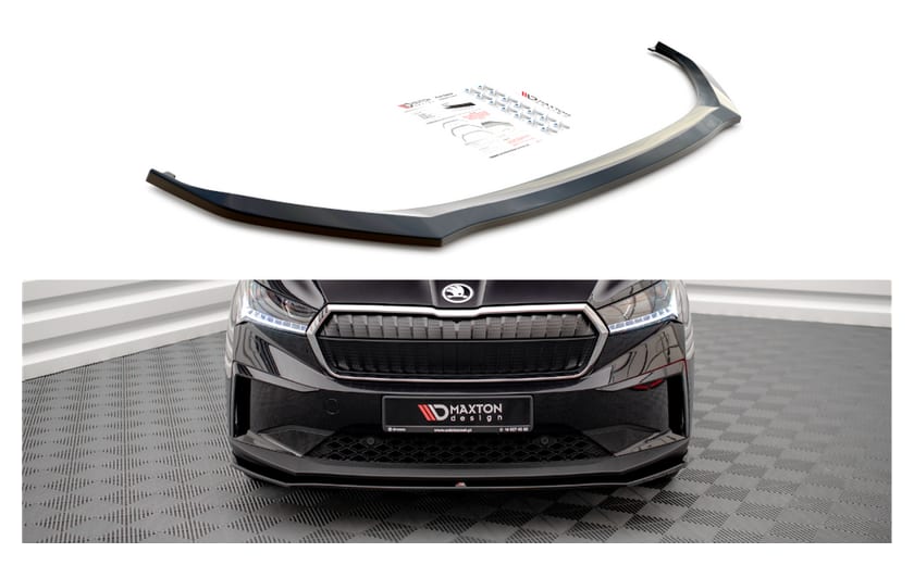Splitter Skoda Enyaq iV przód v.1 Gloss Black