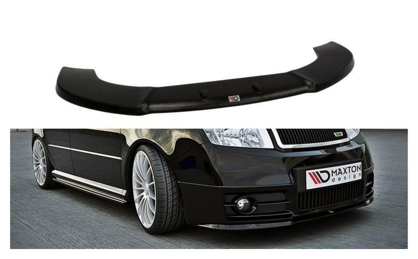 Splitter Skoda Fabia I RS przód Gloss Black