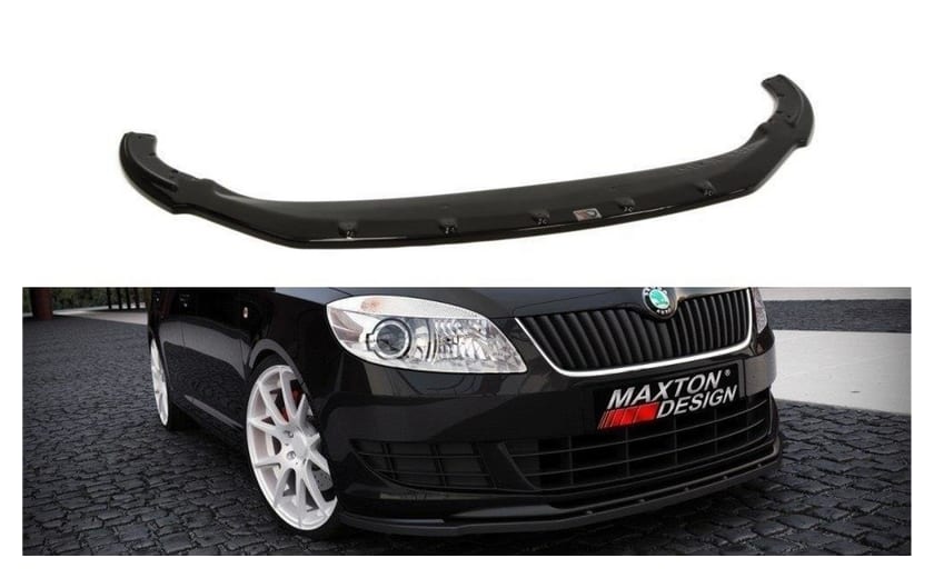 Splitter Skoda Fabia II Facelift przód Gloss Black