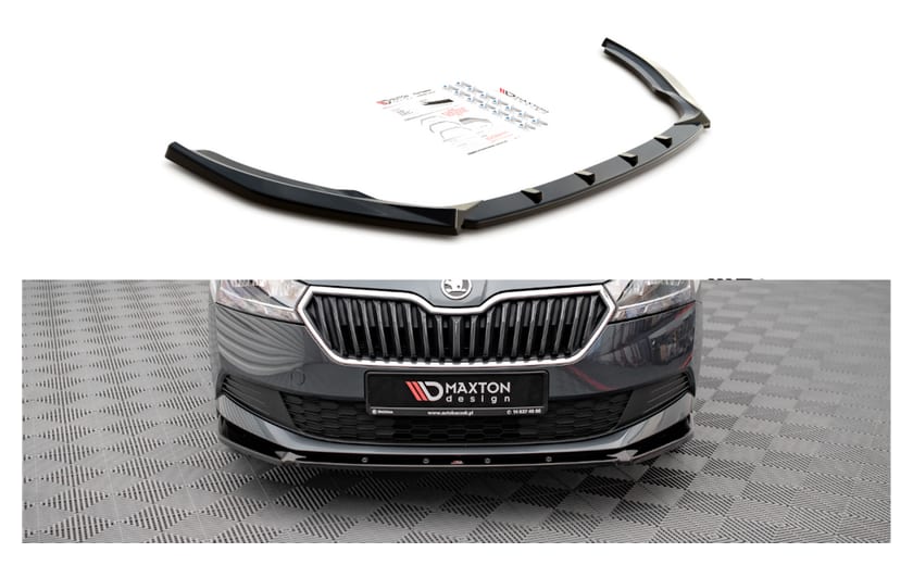 Splitter Skoda Fabia III Facelift przód Gloss Black