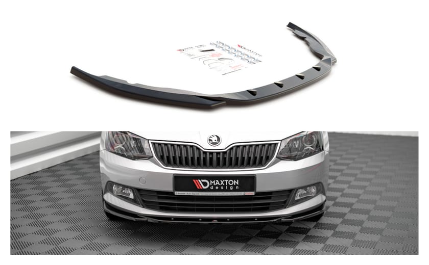 Splitter Skoda Fabia III przód v.2 Gloss Black