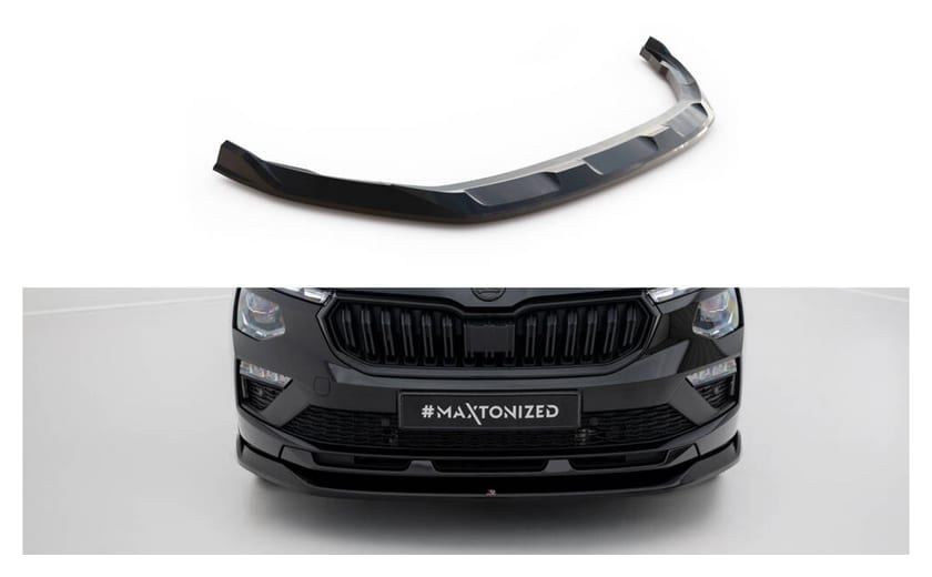 Splitter Skoda Kamiq Monte Carlo Mk1 Facelift Przód v.1