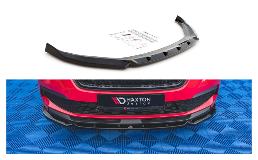 Splitter Skoda Kamiq przód v.1 Gloss Black