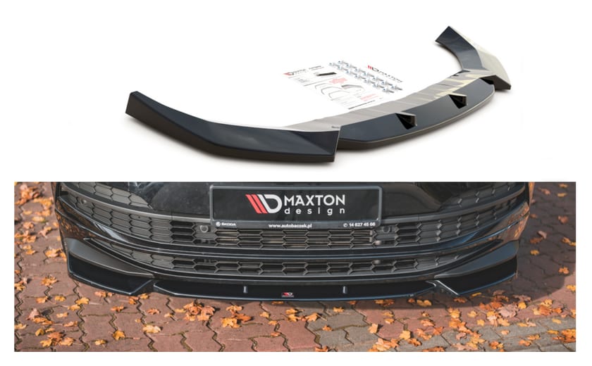 Splitter Skoda Karoq I Sportline przód Gloss Black