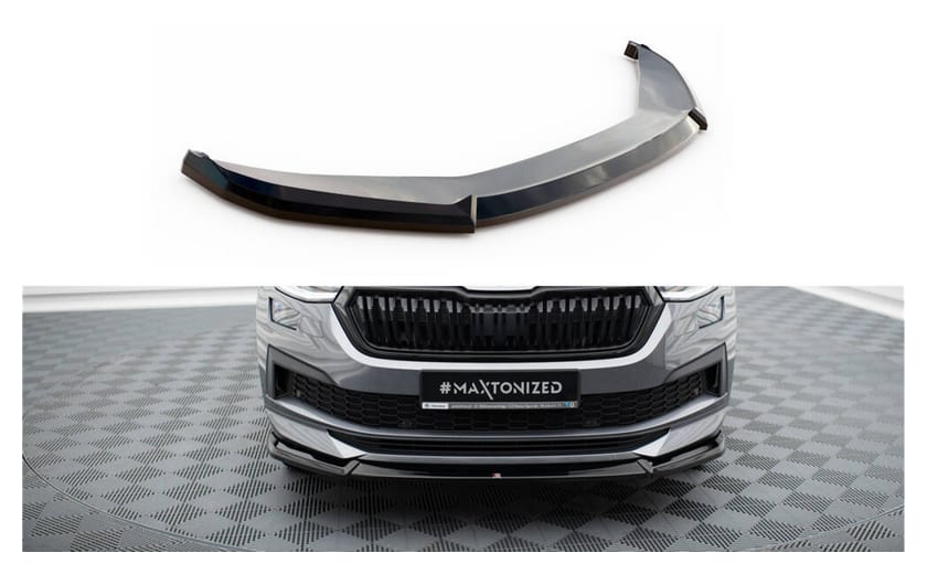 Splitter Skoda Kodiaq I Facelift Sportline przód v.1