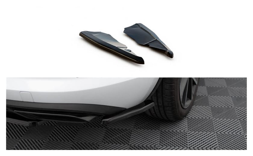 Splitter Skoda Kodiaq I RS Tył Boczne Gloss Black