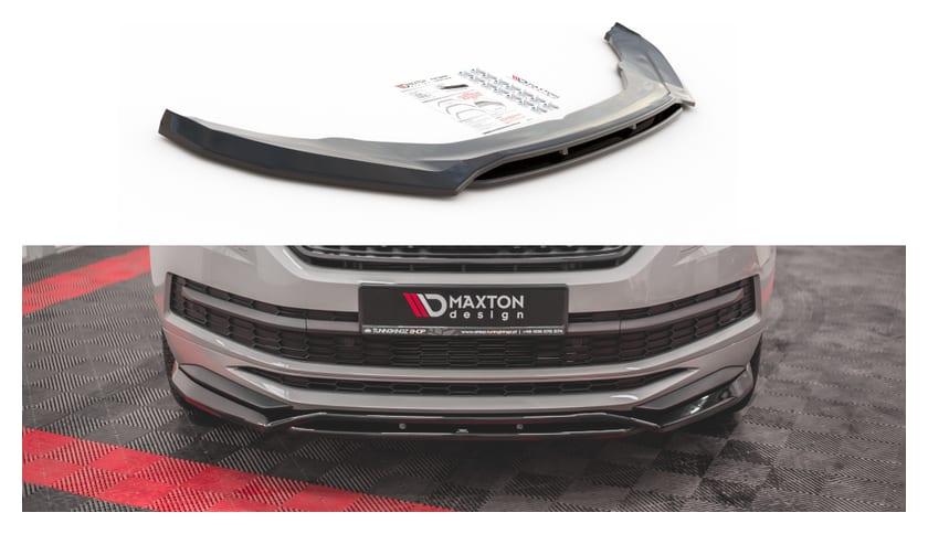 Splitter Skoda Kodiaq I Sportline RS przód Gloss Black