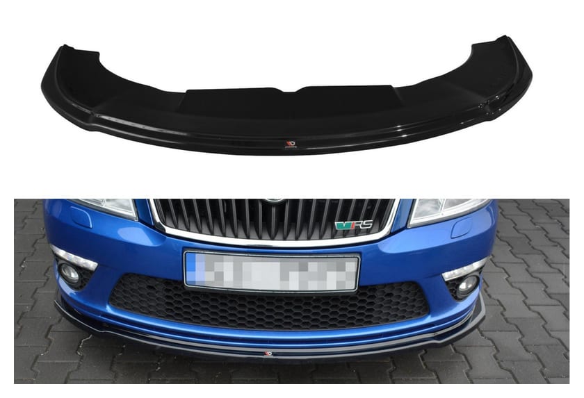 Splitter Skoda Octavia II Facelift RS przód v.2 Gloss Black