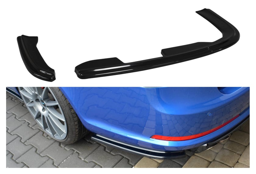 Splitter Skoda Octavia II RS Tył Boczne Gloss Black