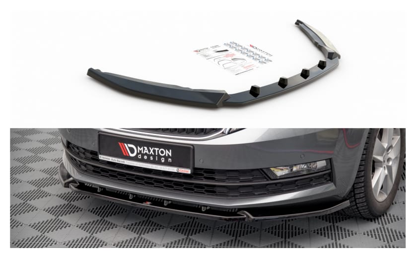 Splitter Skoda Octavia III Facelift przód v.1 Gloss Black