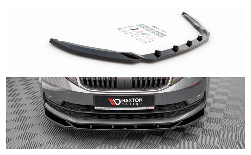 Splitter Skoda Octavia III Facelift przód v.2 Gloss Black