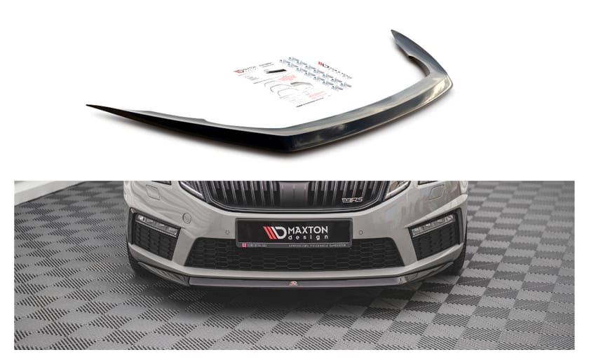 Splitter Skoda Octavia III Facelift RS przód v.1 Gloss Black