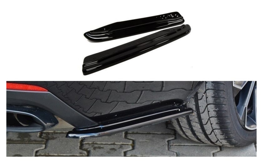 Splitter Skoda Octavia III Facelift RS Tył Boczne Gloss Black