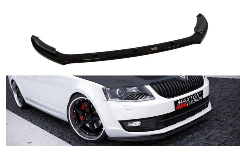 Splitter Skoda Octavia III przód v.2 Gloss Black
