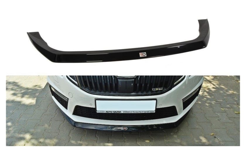 Splitter Skoda Octavia III RS przód v.2 Gloss Black