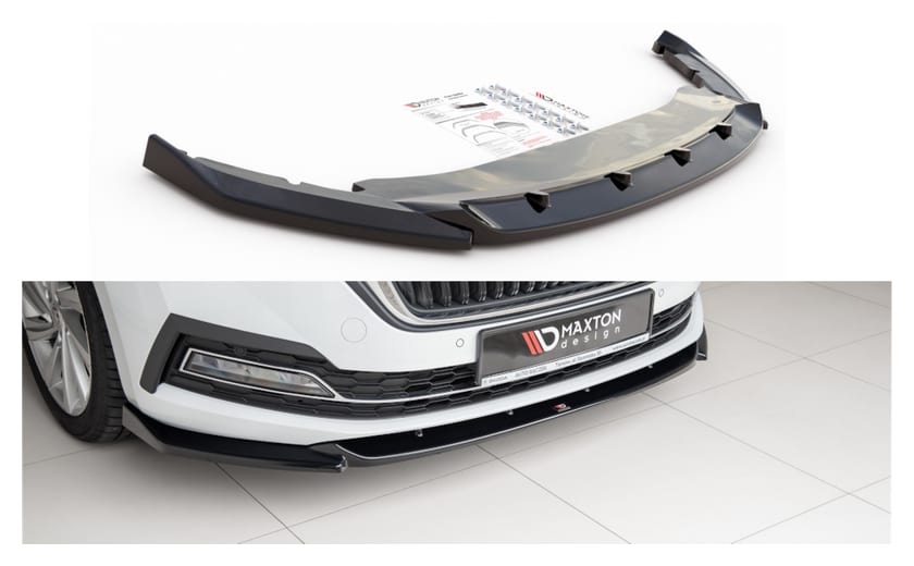 Splitter Skoda Octavia IV przód v.1 Gloss Black