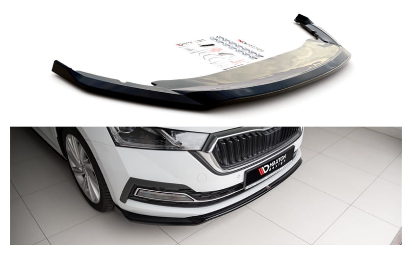 Splitter Skoda Octavia IV przód v.2 Gloss Black