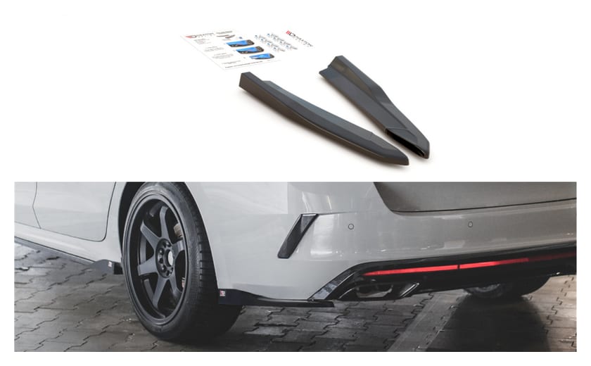 Splitter Skoda Octavia IV RS Tył Boczne v.2 Gloss Black