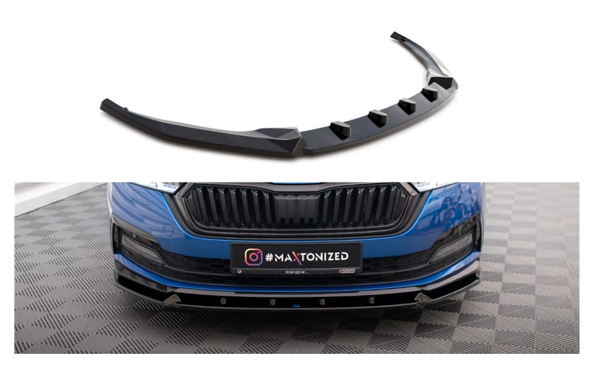 Splitter Skoda Octavia IV Sportline przód v.1 Gloss Black