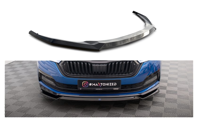 Splitter Skoda Octavia IV Sportline przód v.2 Gloss Black