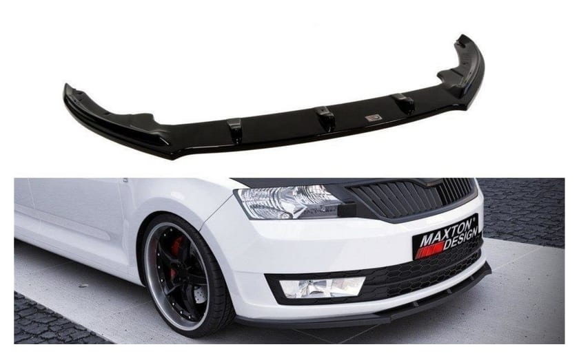 Splitter Skoda Rapid przód v.1 Gloss Black