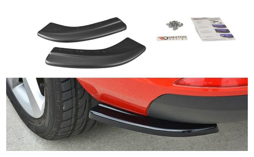 Splitter Skoda Rapid Spaceback Tył Boczne Gloss Black