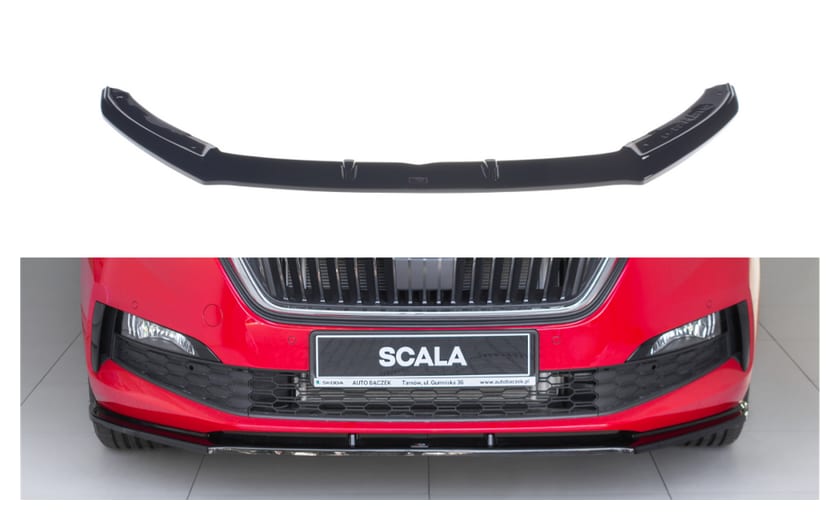 Splitter Skoda Scala przód v.1 Gloss Black