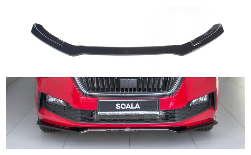 Splitter Skoda Scala przód v.2 Gloss Black