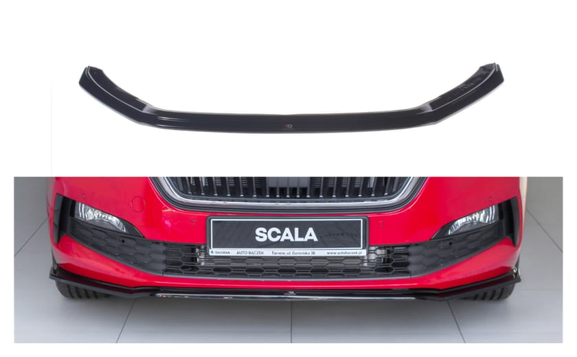 Splitter Skoda Scala przód v.3 Gloss Black