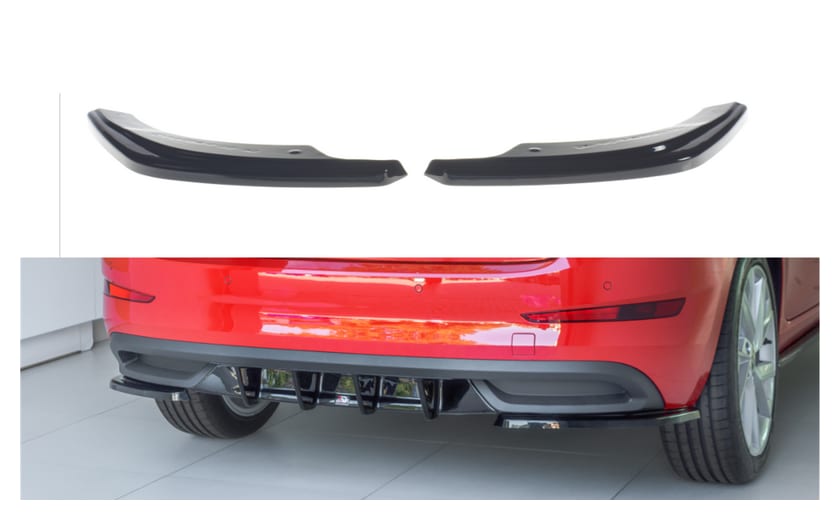 Splitter Skoda Scala Tył Boczne Gloss Black