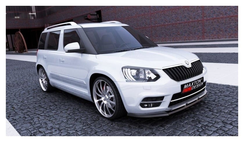 Splitter Skoda Yeti Facelift przód Gloss Black
