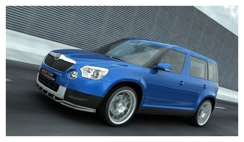 Splitter Skoda Yeti przód Gloss Black