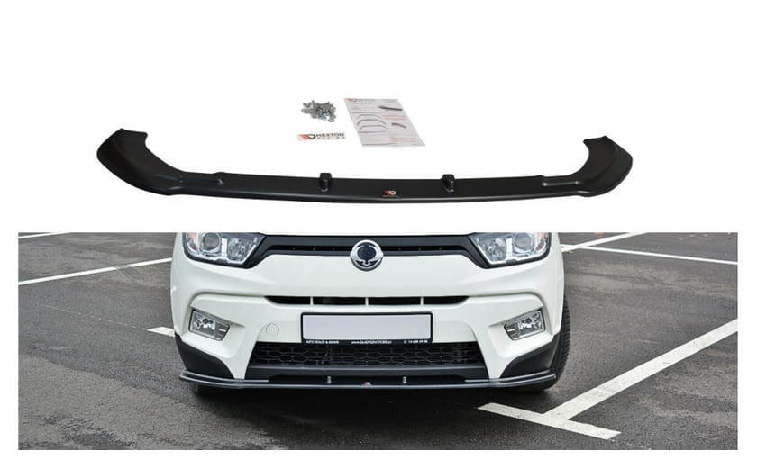Splitter Ssangyong Tivoli przód v.1 Gloss Black