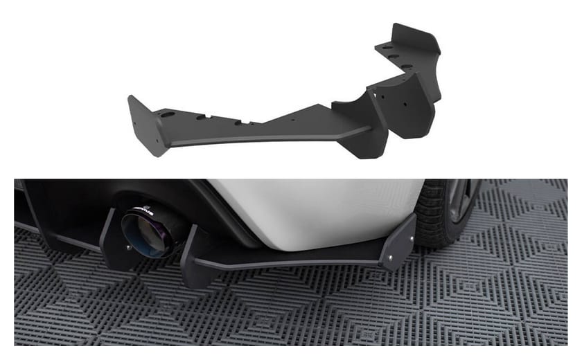 Splitter Subaru BRZ Tył Boczne Street Pro Black