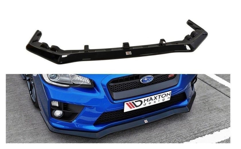 Splitter Subaru Impreza IV WRX STI przód v.1 Gloss Black