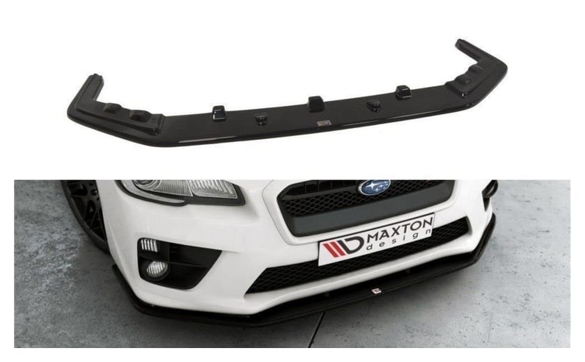 Splitter Subaru Impreza IV WRX STI przód v.2 Gloss Black