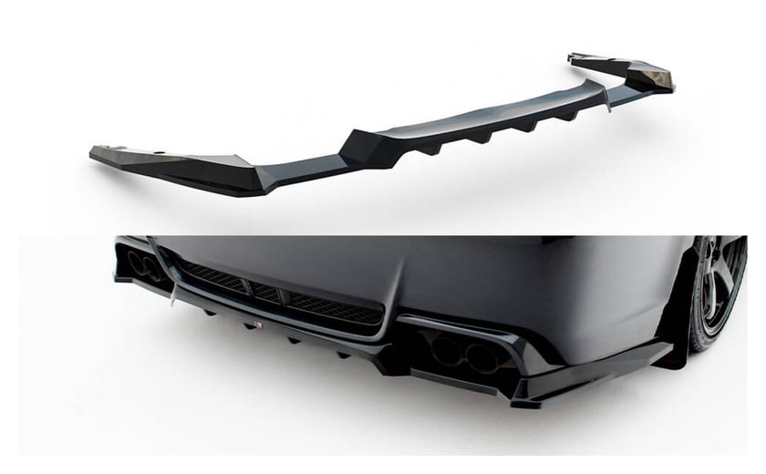 Splitter Subaru Impreza WRX STI Mk3 Facelift Tył Środkowy z Dyfuzorem