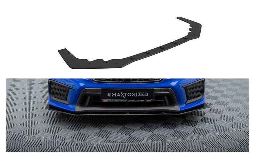 Splitter Subaru WRX STI Facelift Przód Pro Black