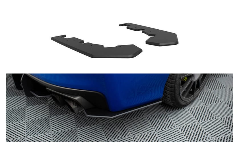 Splitter Subaru WRX STI Tył Boczne Street Pro Black